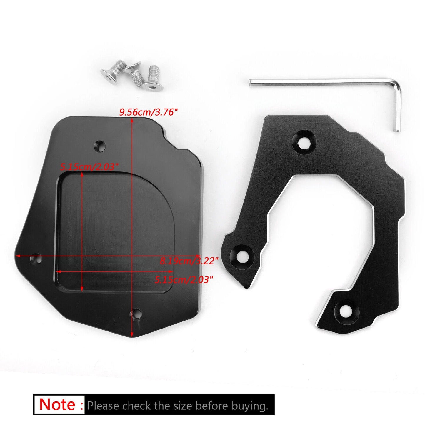 CNC Aluminium Side Stand Plate for BMW F800GS (2008-2016)