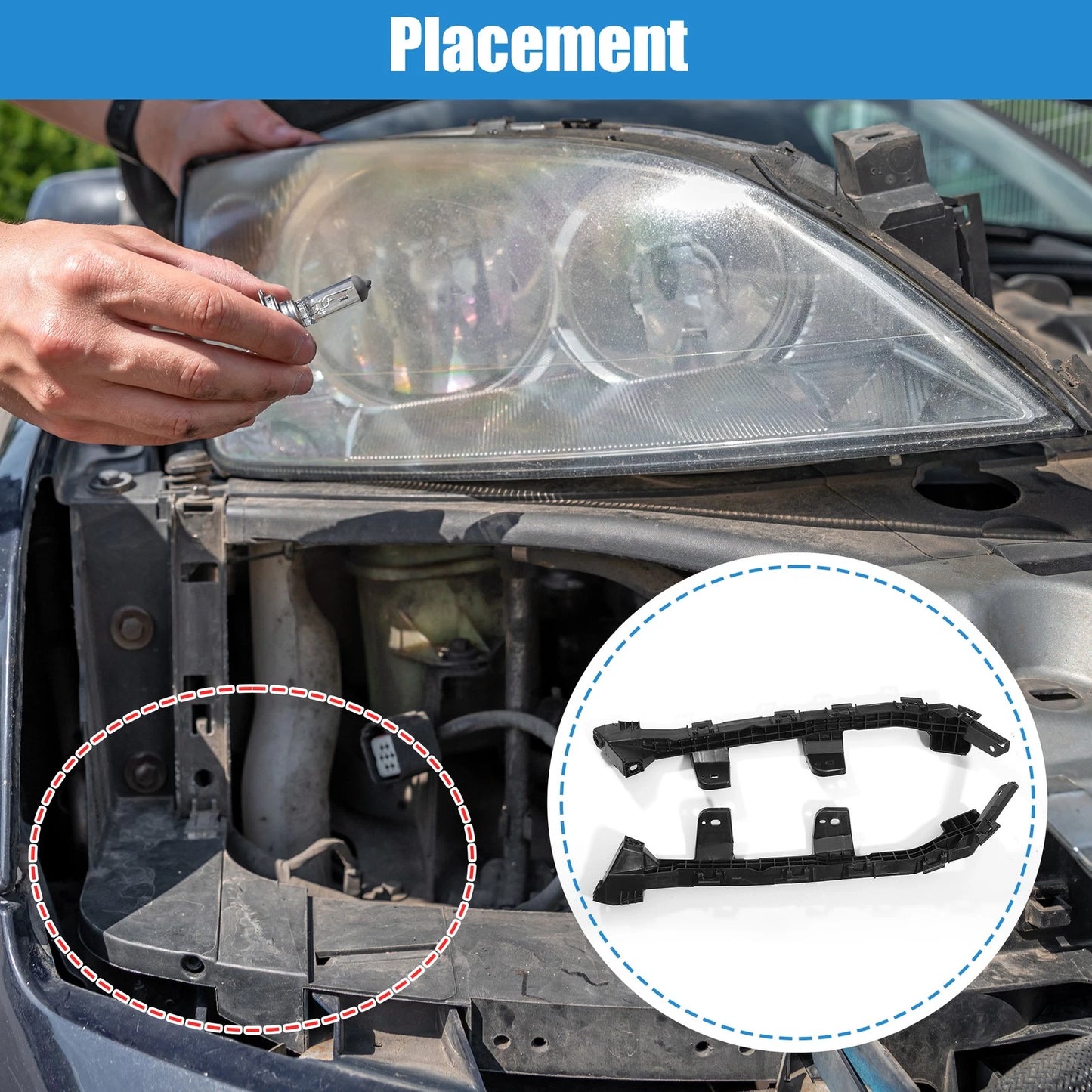 Headlight Support Bracket for Honda Civic (2022)