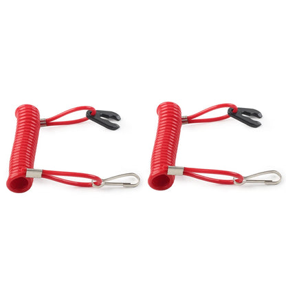 2 x Kill Switch Lanyard Tether Emergency Stop for Yamaha Outboard Motors