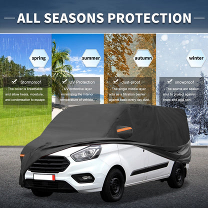Waterproof 210D-PU Car Cover for Ford Transit (2015-2023)