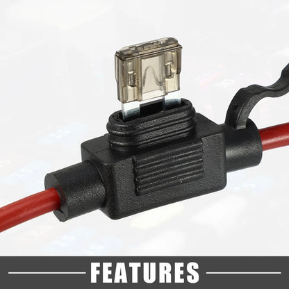 7.5A Mini Blade Style Fuse Set for Car 12 AWG Fuse Holder