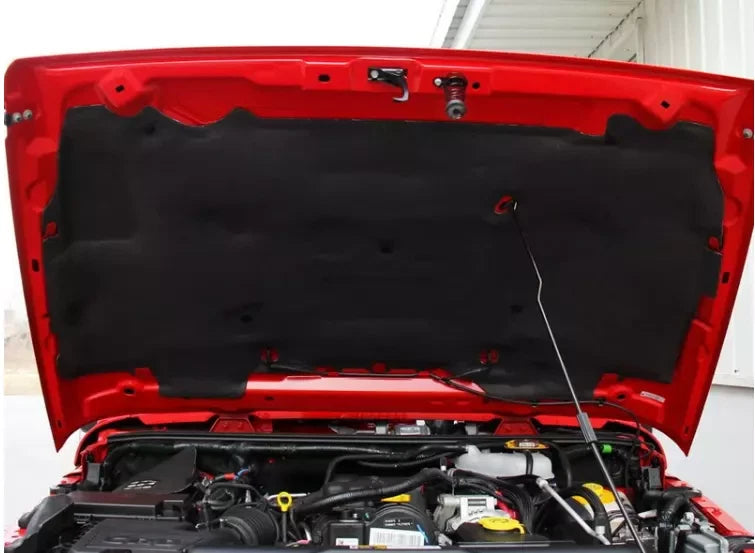 Front Hood-Insulation Pad Liner Heat Shield Cover for Jeep Wrangler (2007–2022)