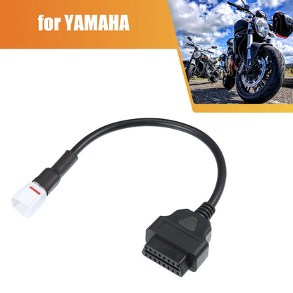 4 x Pins OBDII Cable Cord Diagnostic Adapter Cable OBD2 Scanner for Yamaha