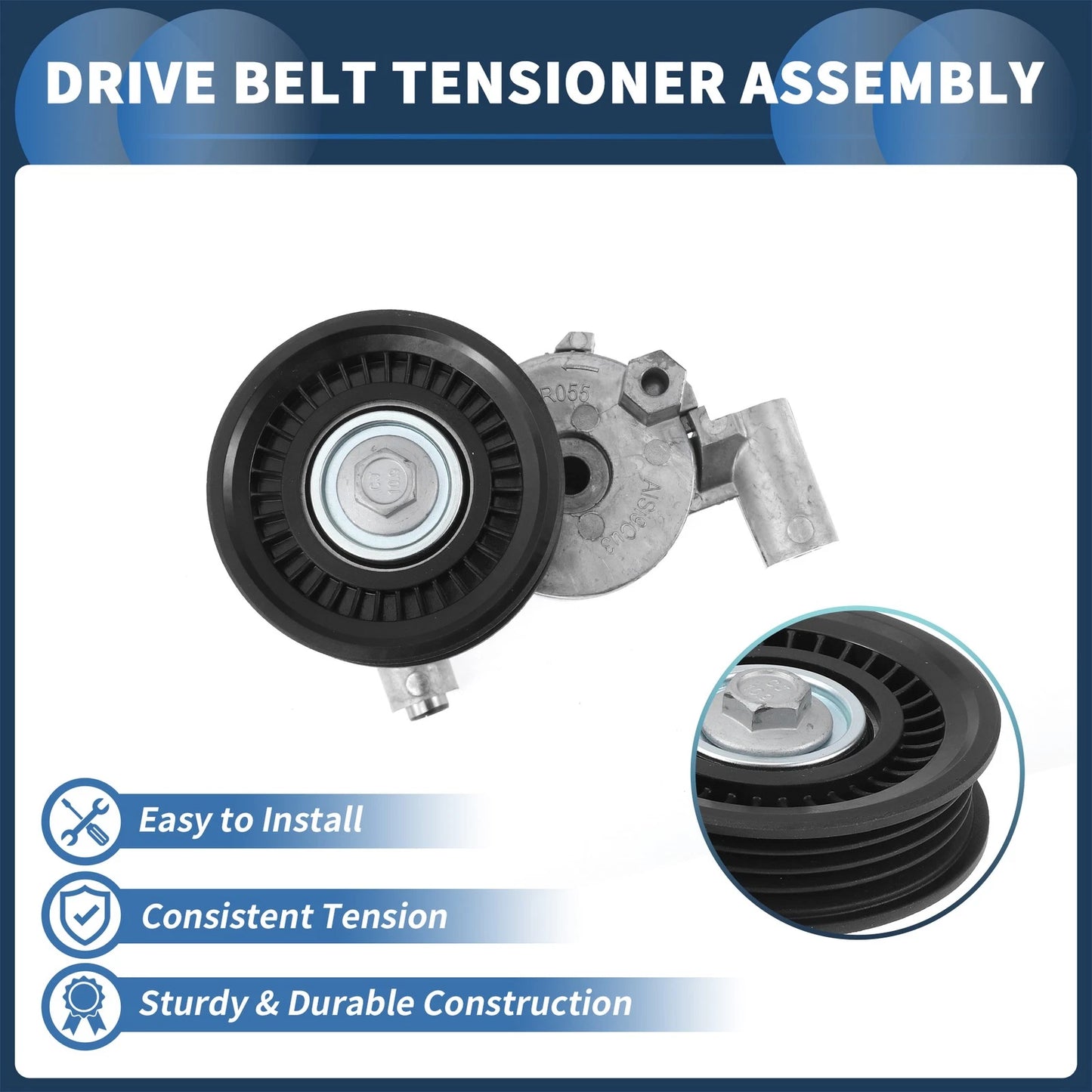 Belt Tensioner for Ford Mustang 2014-2022 - Metal 1 x Unit
