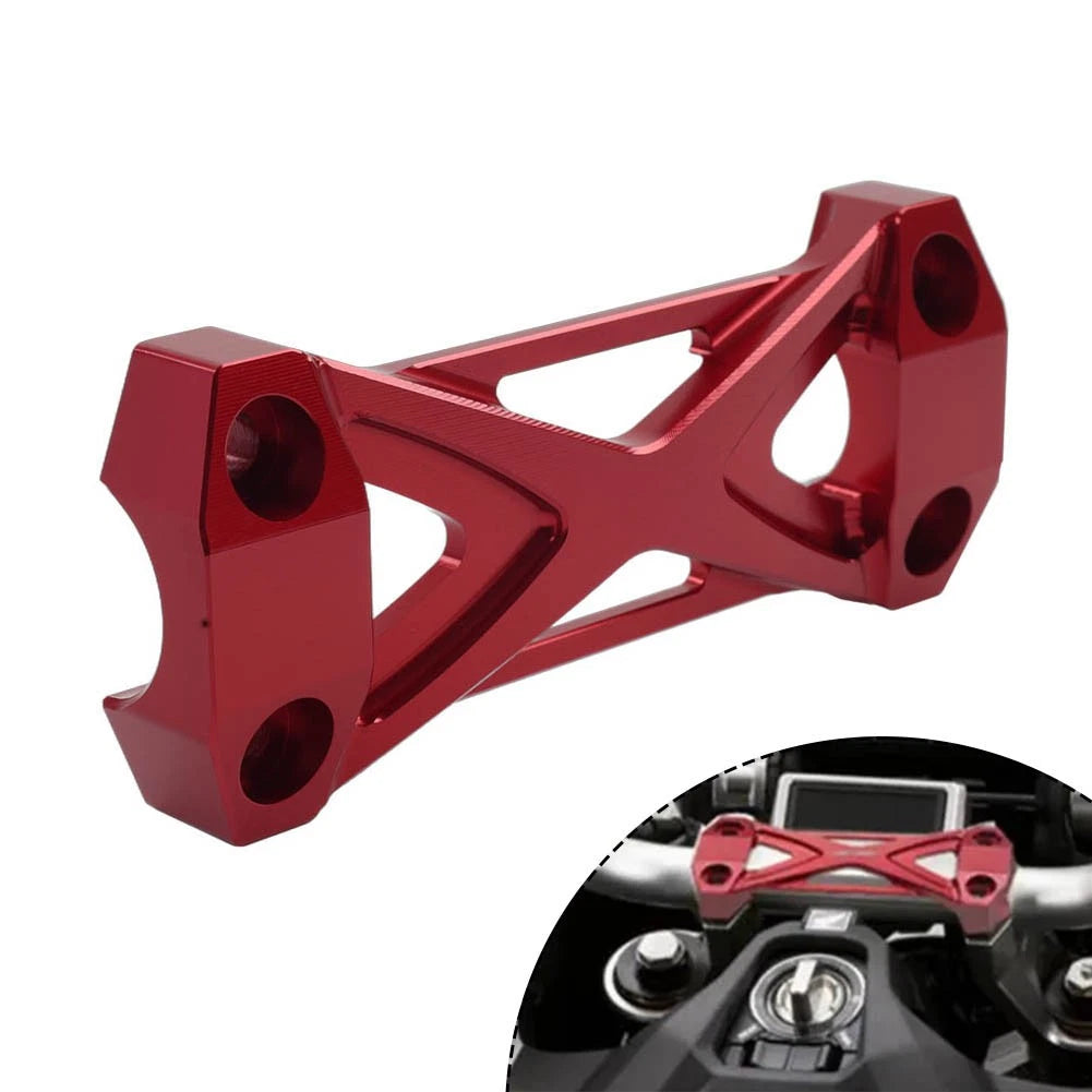 Red Handlebar Riser Mounting Clamp for HONDA X-ADV750 (2021-2023)