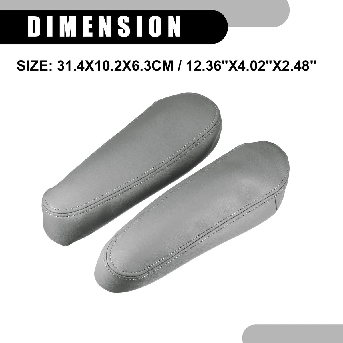Center Console Seat Armrest Covers for Toyota Sequoia (2001-2007) Gray