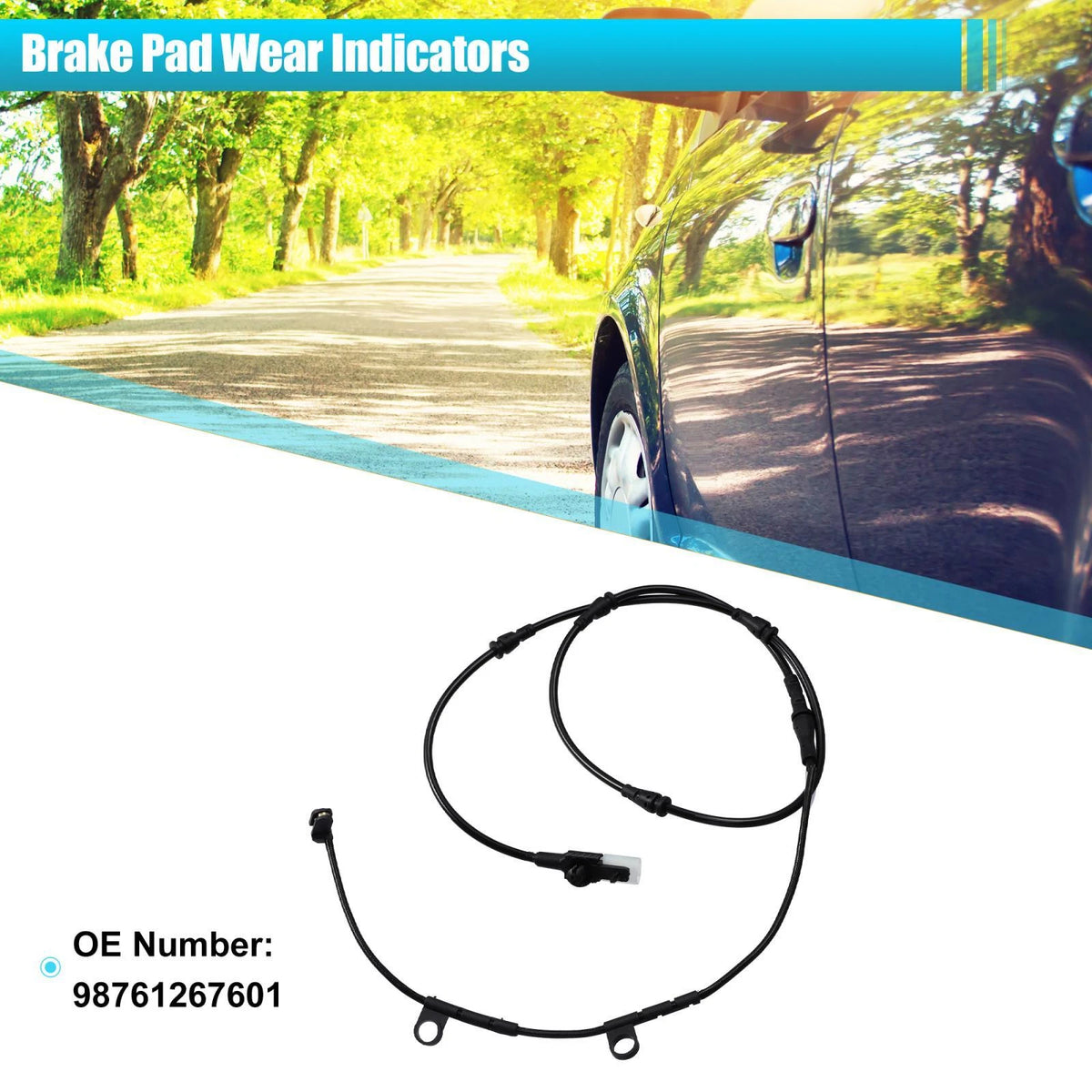 Front Brake Pad Wear Sensors for Land Rover Range Rover (2013-2015)