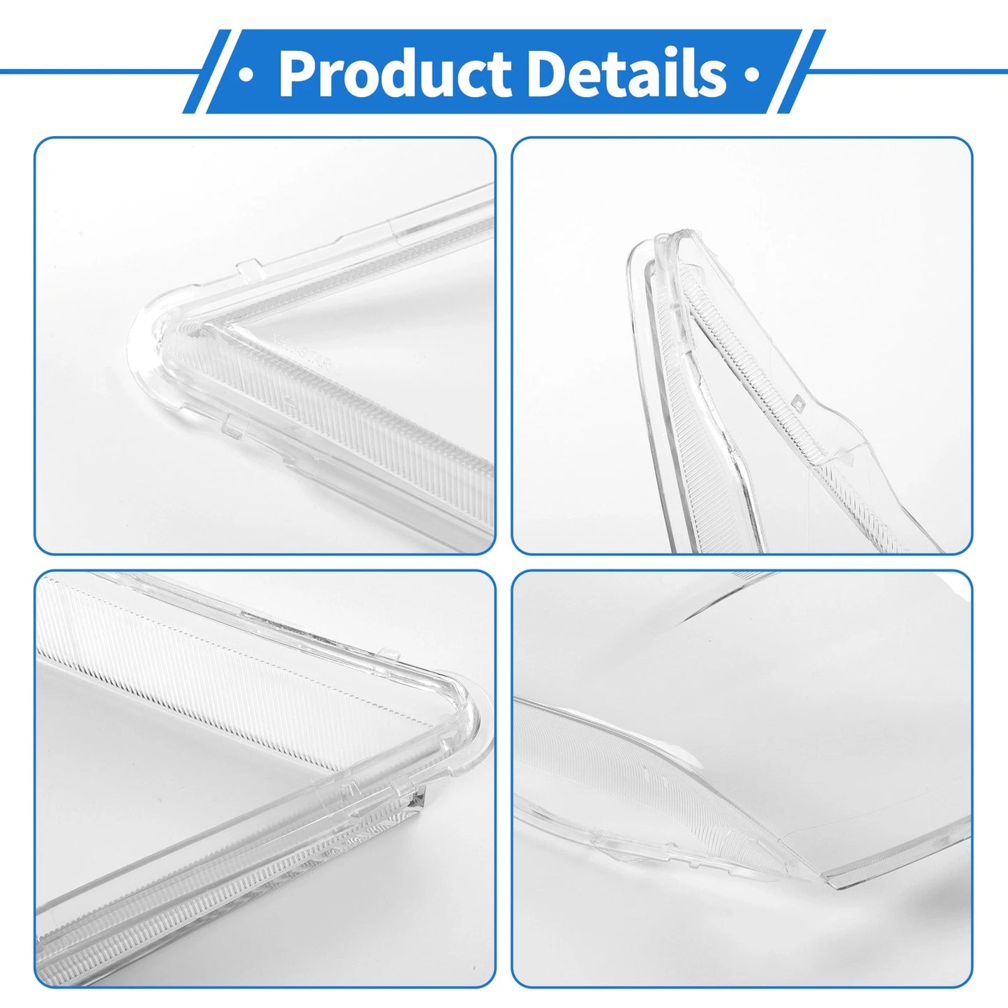 Car Front Left Headlight Lens Cover for Honda Acura 2007-2013 PC Clear
