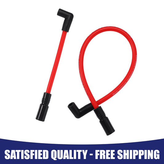 2 x 10.4mm 10mm Spark Plug Wire for Harley Davidson