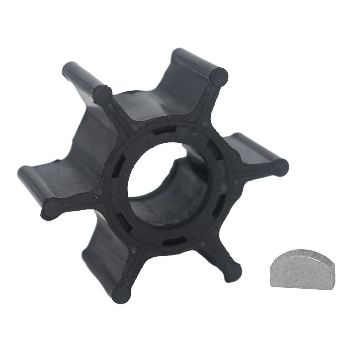 Water Pump Impeller with Key for Suzuki 2-Stroke DT9.9/DT16 Outboard
