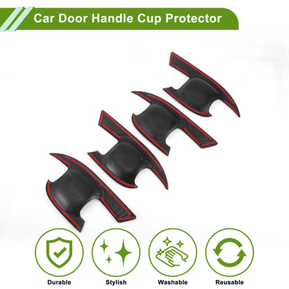 4 x Door Handle Cup Protectors for Toyota Highlander Kluger (2014-2023)