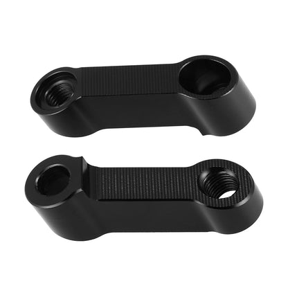 10mm 8mm Mirror Extender Adapters  for Honda Yamaha Black