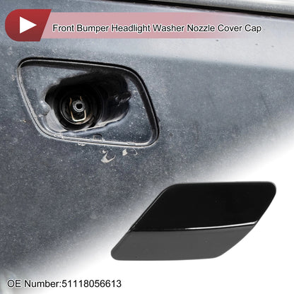Front Left Bumper Trim Nozzle Cover for BMW 320i (2012-2019)