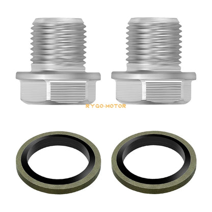 2x Drain Plug Gasket for Suzuki GSXR GSXS 750 1000 Hayab Bandit Boulevard