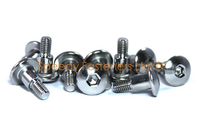 10x Stainless Fairing Bolts m5 x 16mm 8mm Shoulder for Honda