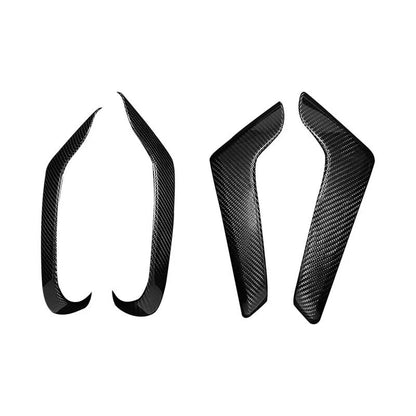 Real Carbon Fiber Interior Door Handle Panel Trim For Benz CLA 2020+ A200 A250