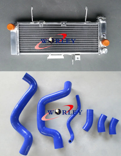 Aluminum Radiator + Red Hose for Suzuki SV650N SV650 2003-2004