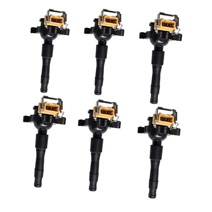 Set of 6 Ignition Coils for BMW 320Ci 320i 523i 528i 530i M3 X5 Z3 (2000-2006)