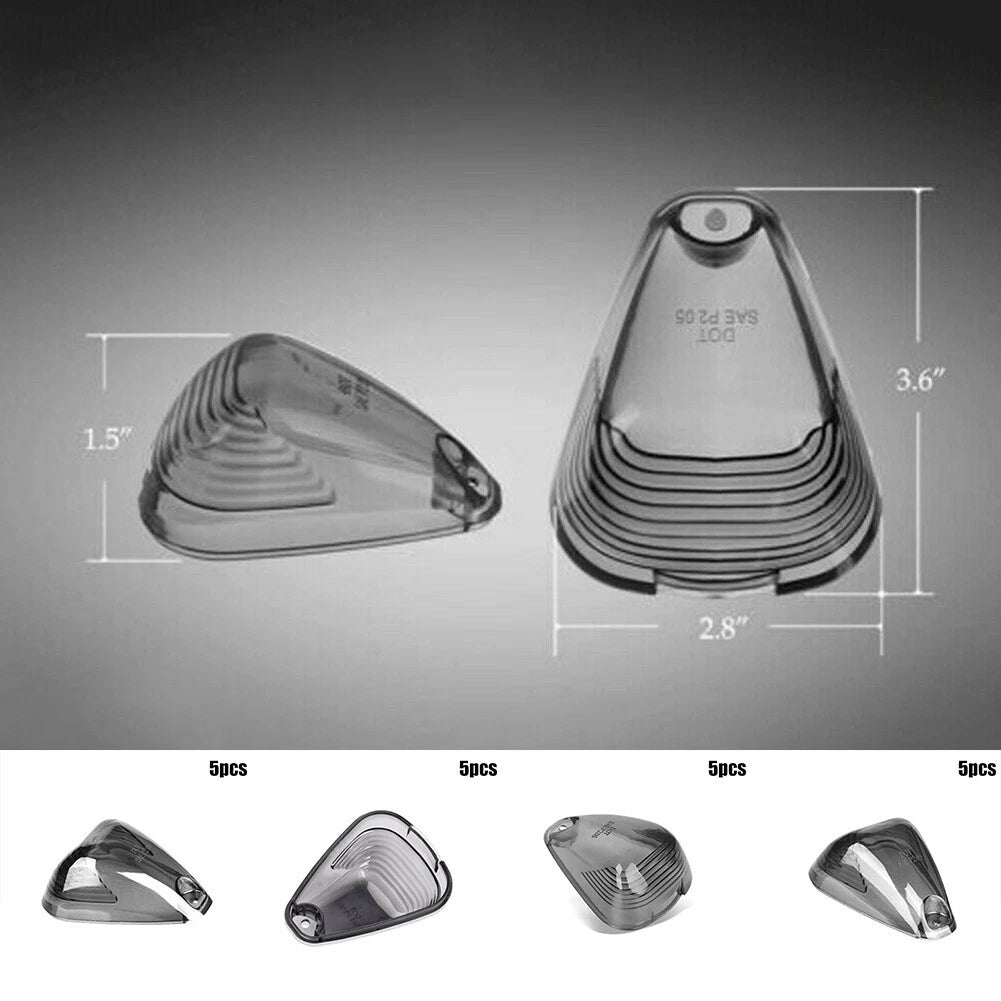 Roof Running Lens Marker Light Cover for Ford F-250 F-350 Super Duty