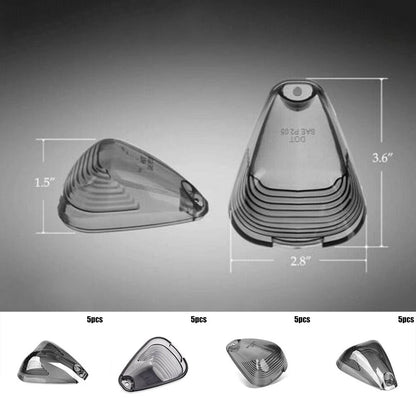 Roof Running Lens Marker Light Cover for Ford F-250 F-350 Super Duty