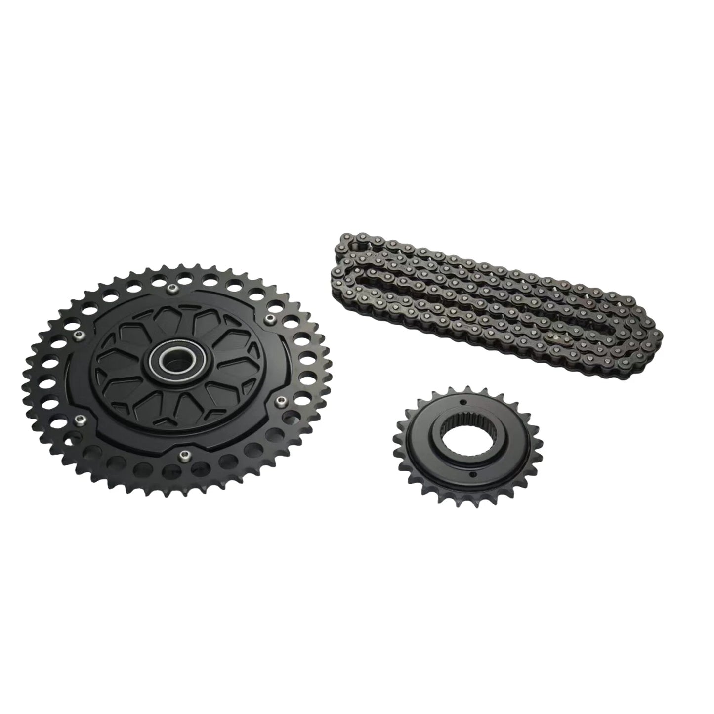 Black Transmission Sprocket Conversion for Harley Road Glide (2017-2024)