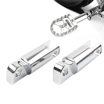 2 x Male Mount Foot Peg Extensions for Harley Sportster, Softail, Dyna, Touring