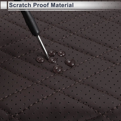 Car Center Console Cover for BMW X7 (2019-2024) - Dark Brown Storage Bag 1 Set