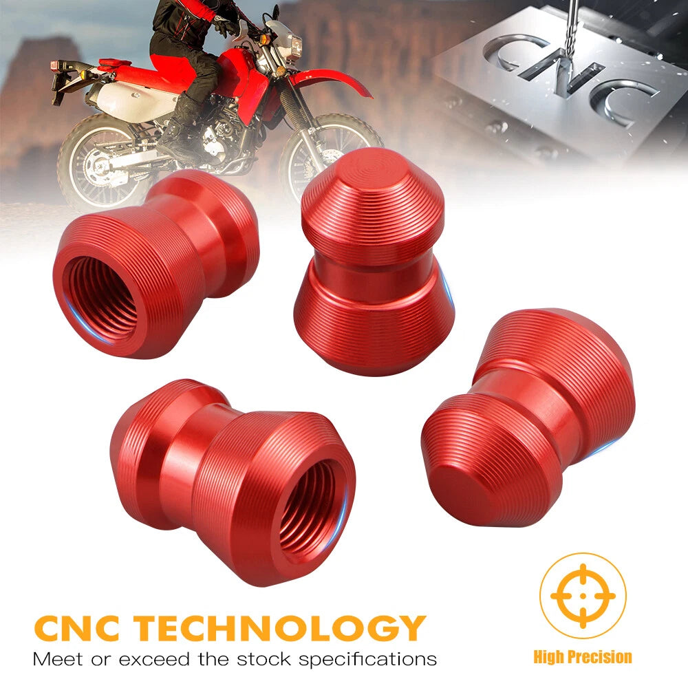 4 x Tire Air Valve Stem Caps for Honda XR650L (1993-2025)