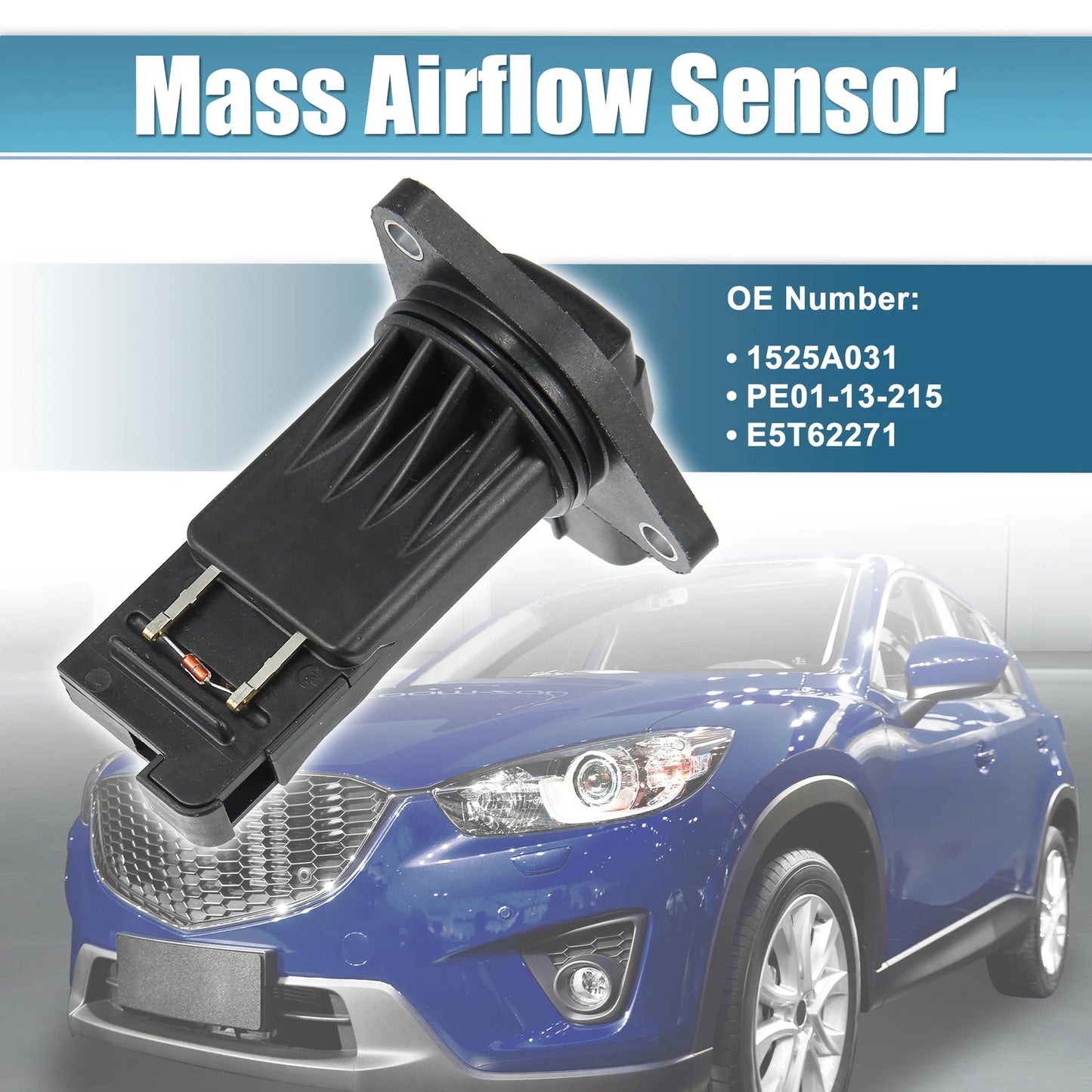 Mass Airflow Sensor for Mazda 3 6 CX-5 CX-9 2 2.5L (2004-2023)
