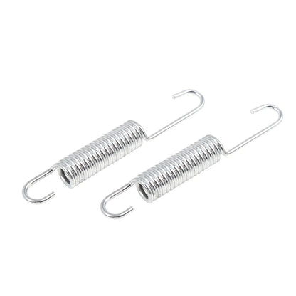 5pcs Silver Tone Main Bracket Kickstand Return Spring for GS125