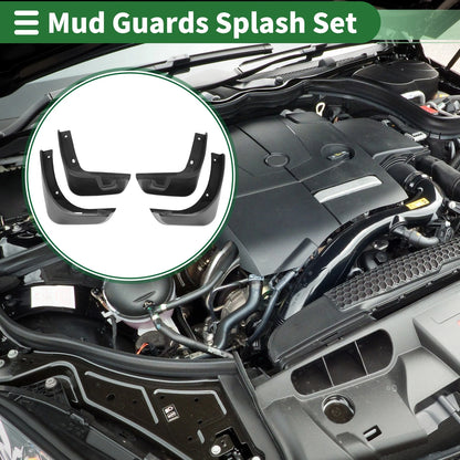 Mud Flaps Splash Guards 1 Set for Nissan Micra March (2010-2013)