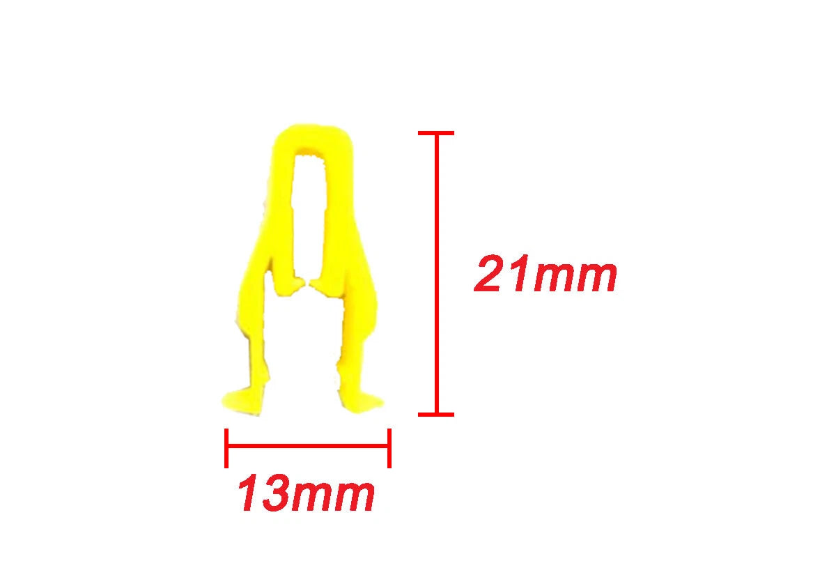 10 x Clips for Lock Radio Console for Toyota Hilux (1998-2000)