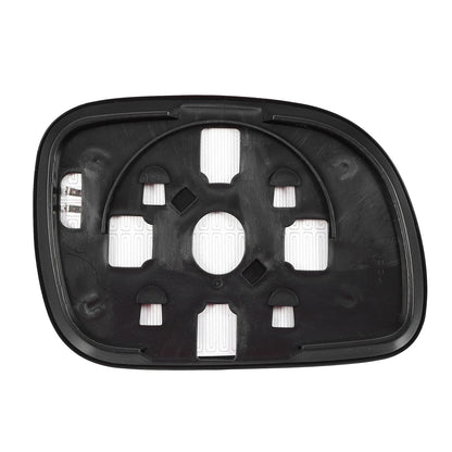 Left Side Heated Rearview Mirror Glass with Backing Plate for Dodge Caravan