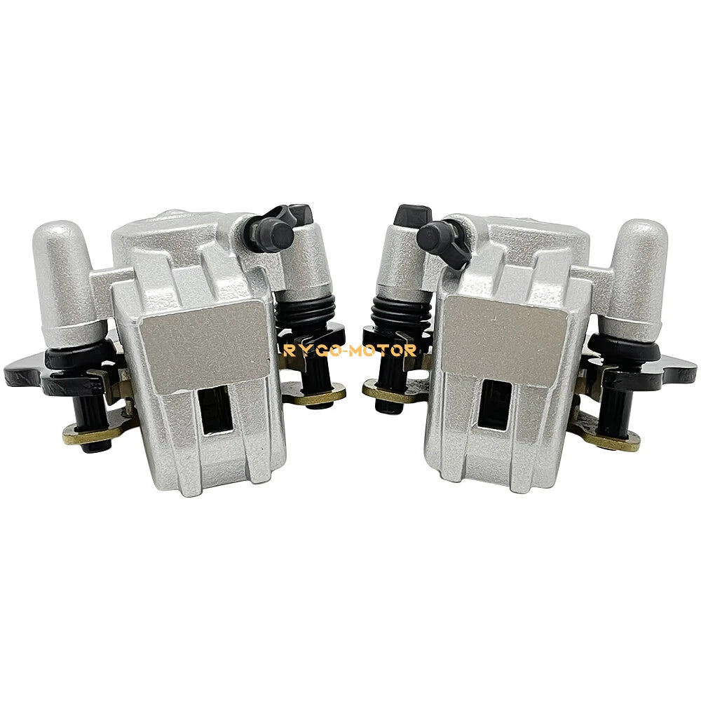 2 x Front Left & Right Brake Calipers & Pads for Kawasaki Bayou 300 2x4 KLF300B (1988–2004)