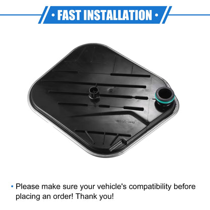 Durable Metal Silver Tone Transmission Filter for Dodge Challenger