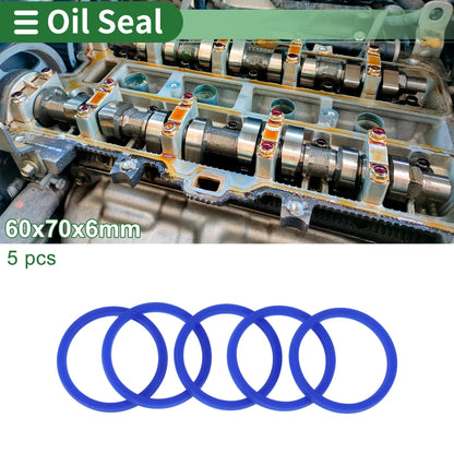 Oil Seal 60x70x6mm TPU Seal Ring Rotary Shaft Seal 5 Pcs