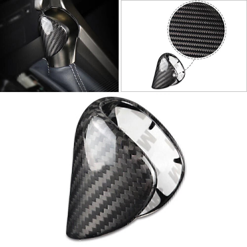 Carbon Fiber Gear Shift Knob Cover Trim for Lexus ES IS NX RC RX GS450 (2013+)