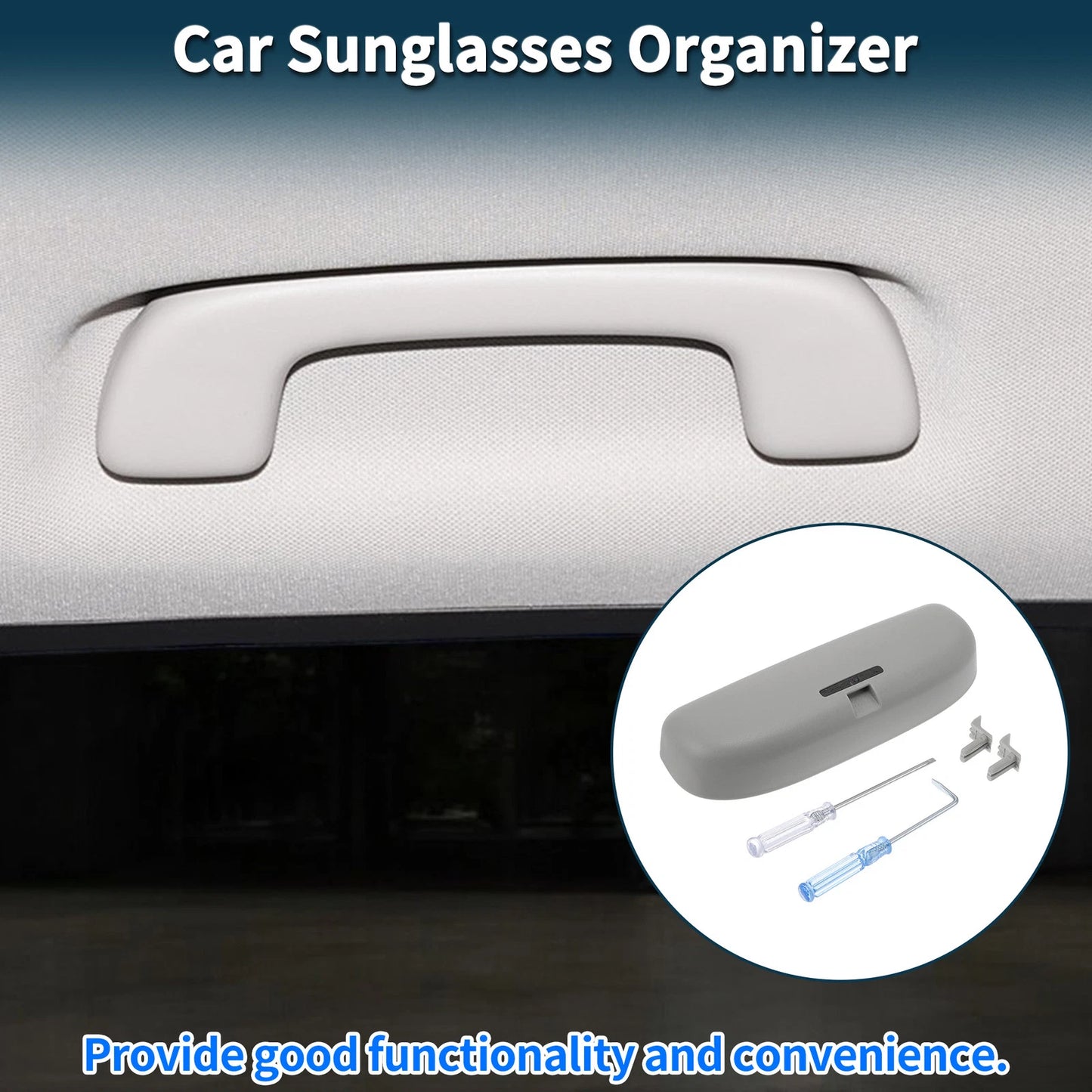 Sunglasses Case for Honda Civic Eyeglasses Holder Storage Box (2016-2021)
