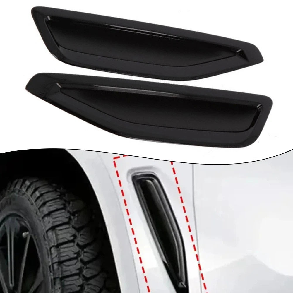 2 x Front Left/Right Black Fender Trim for BMW X5 (2017–2021)