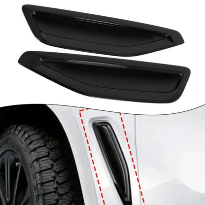 2 x Front Left/Right Black Fender Trim for BMW X5 (2017–2021)