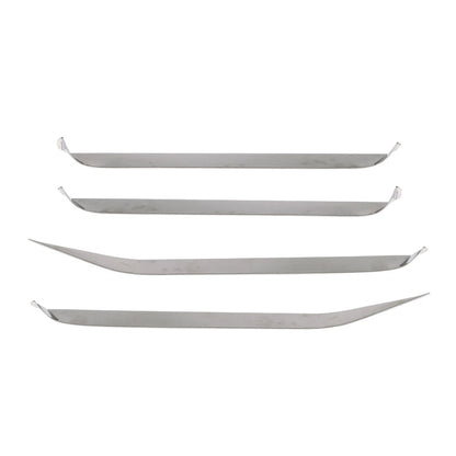 Chrome Weather Visor Set for Toyota Corolla Sedan KE30 TE31 KE55 1974-1981
