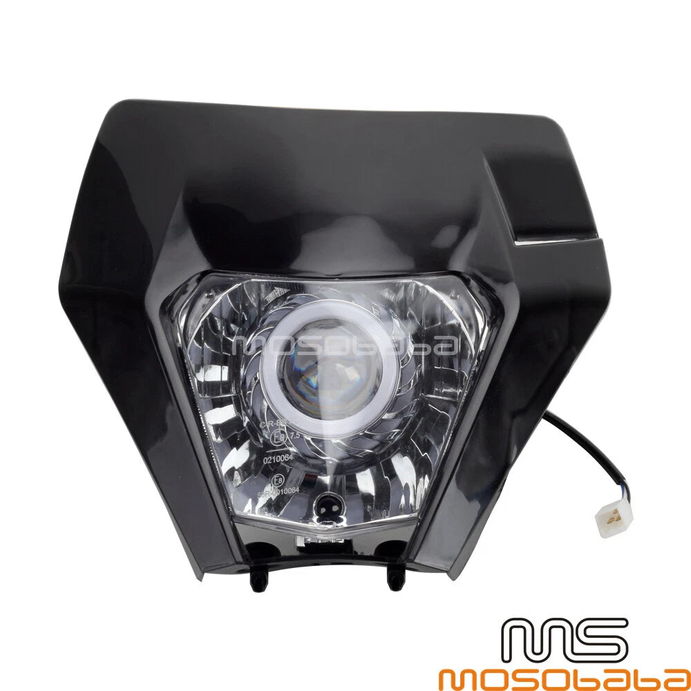 Front LED Headlight w/DRL Projector for KTM XCW EXC 300 450 501 690 (2017-2023)