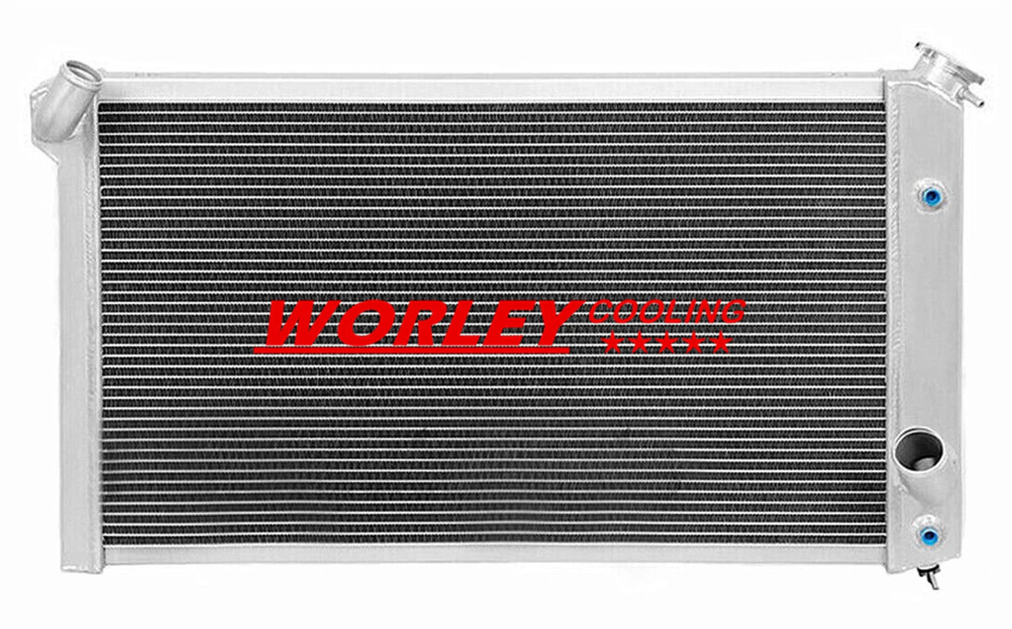 NSW-33.5" Aluminum Radiator for Chevy Corvette C3 V8 5.7L 7.4L (1973-1976)