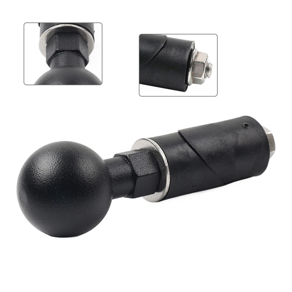 Universal Motorcycle GPS Phone Holder Bracket Clamp Stand - Black