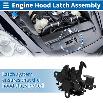 Hood Latch Assembly 1 Pcs for Toyota FJ Cruiser (2007–2014)