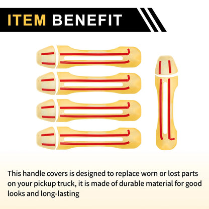 Door Tailgate Handle Cover for Jeep Gladiator JT (2020-2021) Yellow