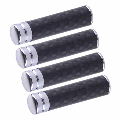 Black Carbon Fibre Door Lock Knob Pins for BMW 1 3 5 Series X3