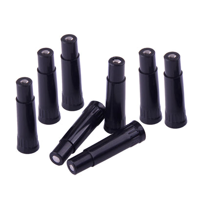 8 x Black Tyre Valve Stem Cap Extensions for Car Truck