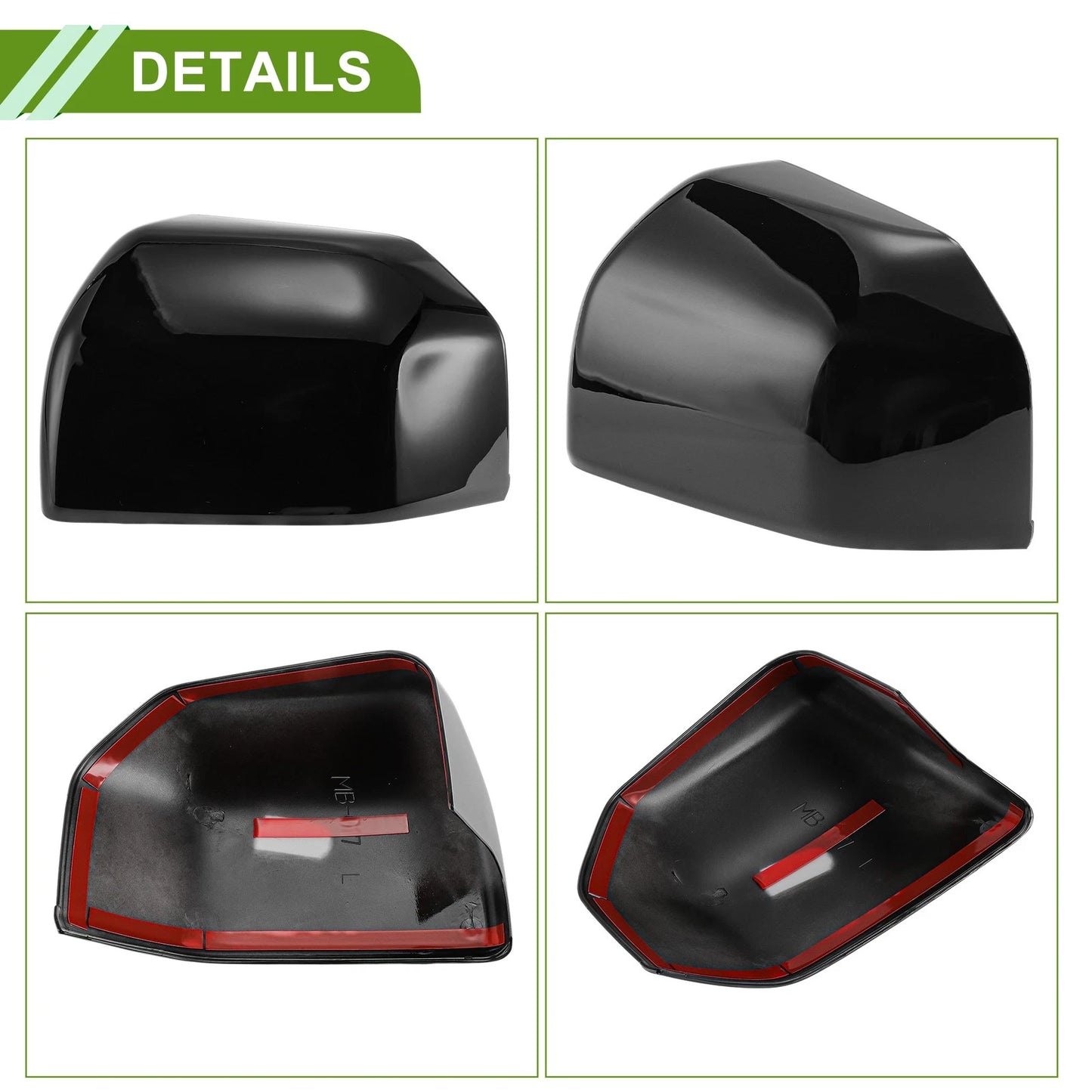 Left Right Side Mirror Cover Caps for Ford F150