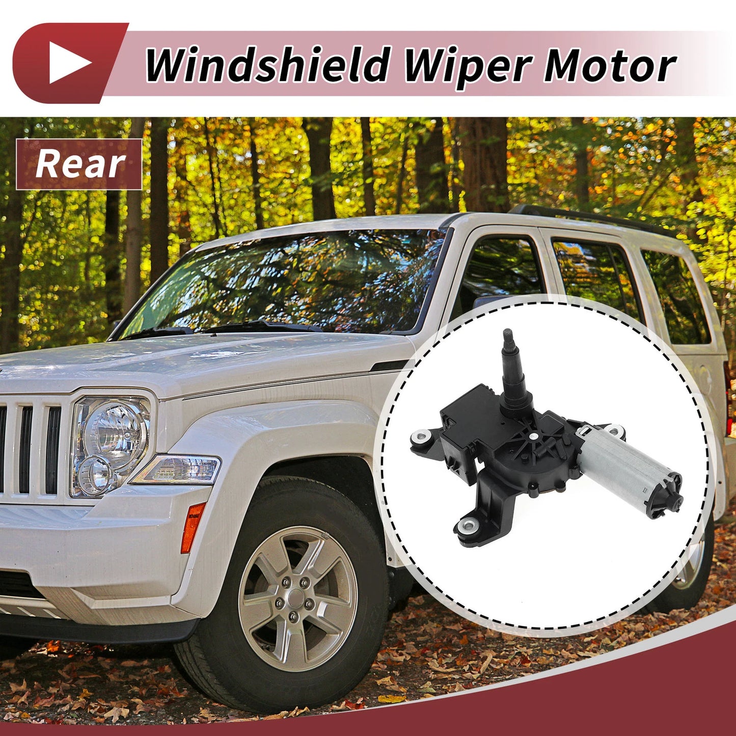Rear Windshield Wiper Motor for Jeep Liberty (2008-2012)